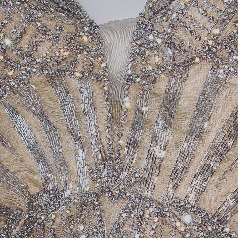 SHERRI HILL COUTURE COCKTAIL DRESS